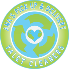 Ana's Valet Pick Up and Delivery Dry Cleaning Logo